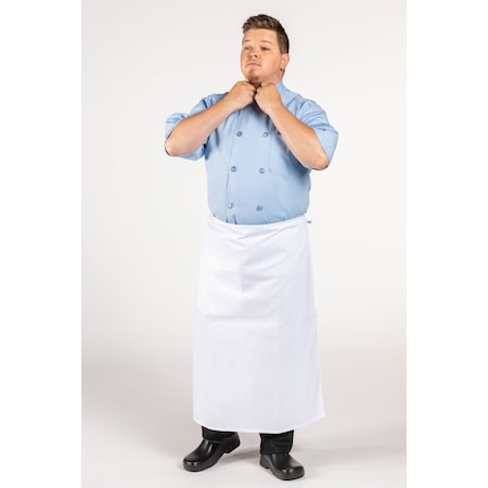 Uncommon Threads Inset-Pocket Bistro Apron Wht 3059-2500